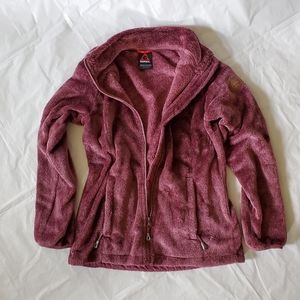 NWT Gerry Full Zip Fleece Jacket with Zippered Pockets - Purple - size Small S